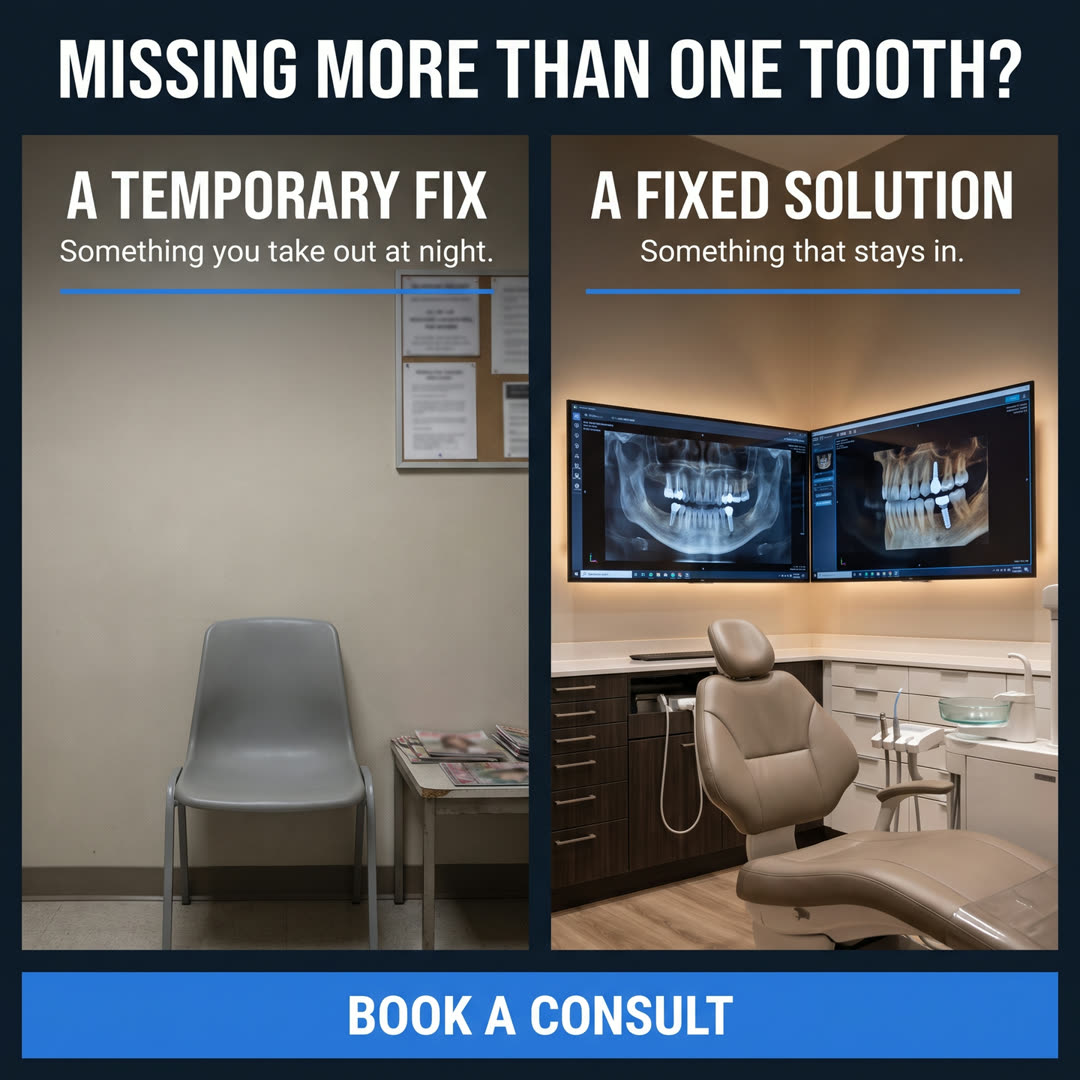 Sample ad for Cedar Point Implant Studio
